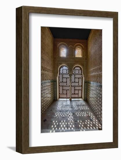 Interior of Alhambra Palace in Granada, Spain-Julianne Eggers-Framed Photographic Print
