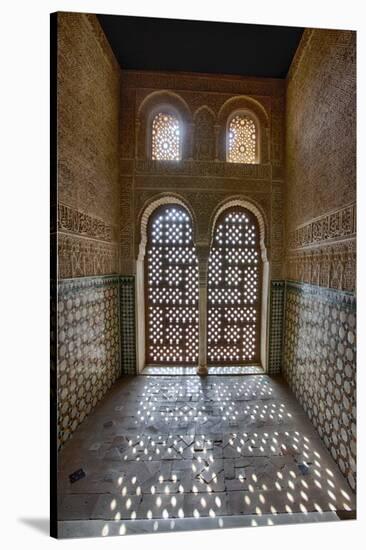 Interior of Alhambra Palace in Granada, Spain-Julianne Eggers-Stretched Canvas