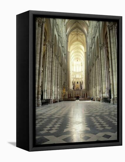 Interior of Amiens Cathedral, Amiens, Unesco World Heritage Site, Nord, France-Richard Ashworth-Framed Stretched Canvas