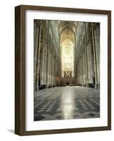 Interior of Amiens Cathedral, Amiens, Unesco World Heritage Site, Nord, France-Richard Ashworth-Framed Photographic Print