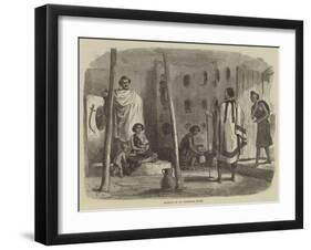 Interior of an Abyssinian House-null-Framed Giclee Print