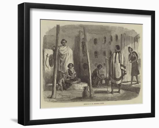 Interior of an Abyssinian House-null-Framed Giclee Print
