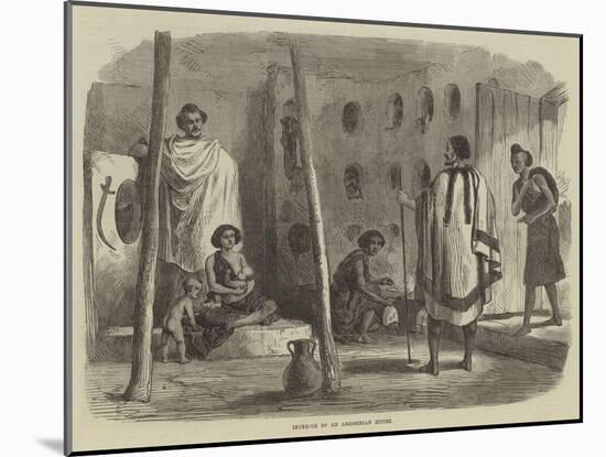 Interior of an Abyssinian House-null-Mounted Giclee Print