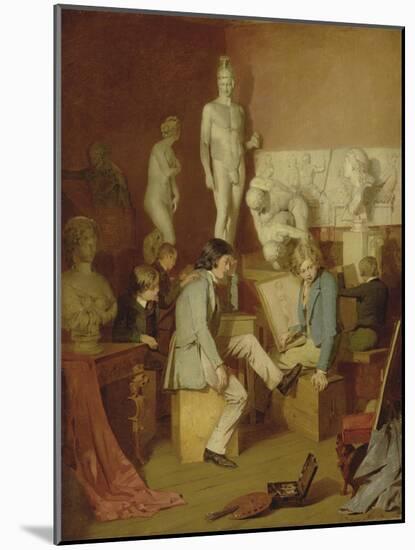Interior of an Academy: the Critics, 1848-William Stewart-Mounted Giclee Print