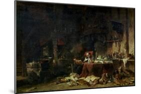 Interior of an Alchemist's Study-Louis Eugene Gabriel Isabey-Mounted Giclee Print