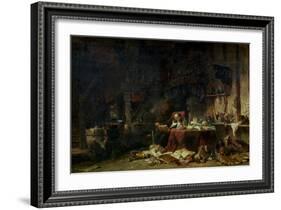 Interior of an Alchemist's Study-Louis Eugene Gabriel Isabey-Framed Giclee Print