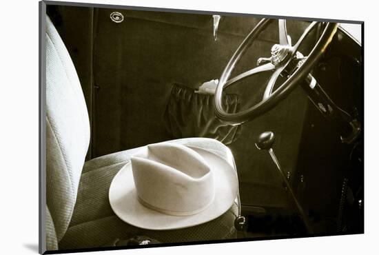 Interior of an Antique Car, Santa Fe, New Mexico-Julien McRoberts-Mounted Photographic Print