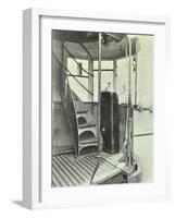 Interior of an Electric Tram Showing Driver Controls, 1931-null-Framed Photographic Print