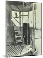 Interior of an Electric Tram Showing Driver Controls, 1931-null-Mounted Photographic Print
