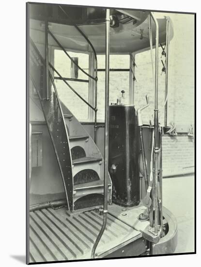 Interior of an Electric Tram Showing Driver Controls, 1931-null-Mounted Photographic Print