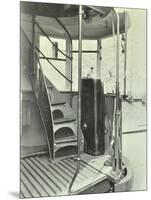 Interior of an Electric Tram Showing Driver Controls, 1931-null-Mounted Photographic Print