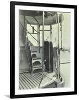 Interior of an Electric Tram Showing Driver Controls, 1931-null-Framed Photographic Print