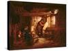 Interior of an Inn with Three Men and a Boy, 1656-Adriaen Jansz. Van Ostade-Stretched Canvas