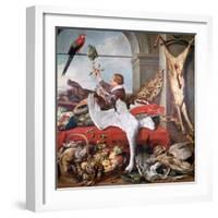 Interior of an Office, C1635-Frans Snyders-Framed Giclee Print