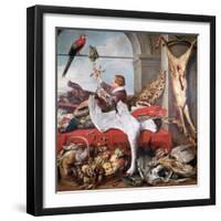 Interior of an Office, C1635-Frans Snyders-Framed Premium Giclee Print