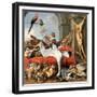 Interior of an Office, or Still Life with Game, Poultry and Fruit, c.1635-Frans Snyders Or Snijders-Framed Giclee Print