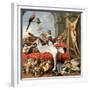 Interior of an Office, or Still Life with Game, Poultry and Fruit, c.1635-Frans Snyders Or Snijders-Framed Giclee Print