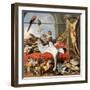 Interior of an Office, or Still Life with Game, Poultry and Fruit, c.1635-Frans Snyders Or Snijders-Framed Giclee Print