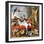 Interior of an Office, or Still Life with Game, Poultry and Fruit, c.1635-Frans Snyders Or Snijders-Framed Giclee Print