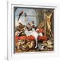 Interior of an Office, or Still Life with Game, Poultry and Fruit, c.1635-Frans Snyders Or Snijders-Framed Giclee Print