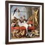 Interior of an Office, or Still Life with Game, Poultry and Fruit, c.1635-Frans Snyders Or Snijders-Framed Giclee Print