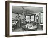 Interior of an Office with a Man on the Telephone, Greenwich, London, November 1936-null-Framed Photographic Print