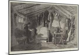 Interior of an Officer's Hut at Balaclava-null-Mounted Giclee Print