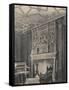 Interior of an Old House at Enfield, Middlesex, known as Queen Elizabeths Palace, 1915-CJ Richardson-Framed Stretched Canvas