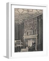 Interior of an Old House at Enfield, Middlesex, known as Queen Elizabeths Palace, 1915-CJ Richardson-Framed Giclee Print