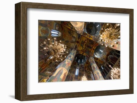 Interior of Annunciation Cathedral, Kremlin, UNESCO World Heritage Site, Moscow, Russia, Europe-Miles Ertman-Framed Photographic Print