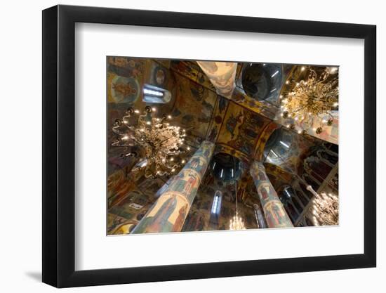 Interior of Annunciation Cathedral, Kremlin, UNESCO World Heritage Site, Moscow, Russia, Europe-Miles Ertman-Framed Photographic Print