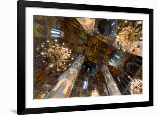 Interior of Annunciation Cathedral, Kremlin, UNESCO World Heritage Site, Moscow, Russia, Europe-Miles Ertman-Framed Photographic Print