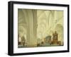 Interior of Antwerp Cathedral, C.1668-Isaac van Nickele-Framed Giclee Print