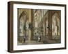 Interior of Antwerp Cathedral, Flemish, 17th Century-Pieter Neeffs the Elder-Framed Giclee Print