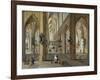 Interior of Antwerp Cathedral, Flemish, 17th Century-Pieter Neeffs the Elder-Framed Giclee Print