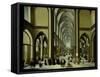 Interior of Antwerp Cathedral-Hendrik van Steenwyck-Framed Stretched Canvas