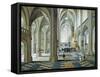 Interior of Antwerp Cathedral-Peeter Neefs Elder-Framed Stretched Canvas