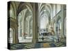 Interior of Antwerp Cathedral-Peeter Neefs Elder-Stretched Canvas