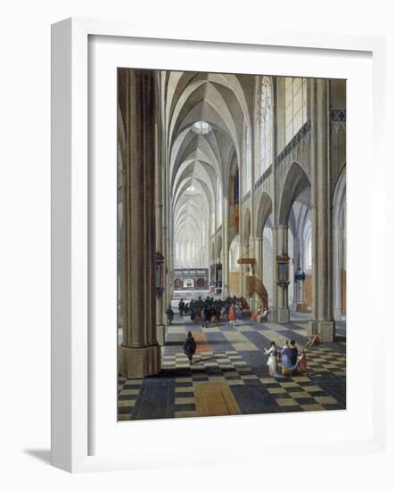 Interior of Antwerp Cathedral-Peeter Neefs Elder-Framed Giclee Print