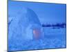 Interior of Arctic Igloo, Churchill, Manitoba, Canada-Stuart Westmoreland-Mounted Photographic Print