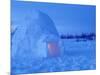 Interior of Arctic Igloo, Churchill, Manitoba, Canada-Stuart Westmoreland-Mounted Photographic Print