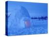 Interior of Arctic Igloo, Churchill, Manitoba, Canada-Stuart Westmoreland-Stretched Canvas