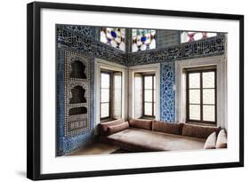 Interior of Baghdad Kiosk, Topkapi Palace, Sultanahmet, Istanbul, Turkey-Ben Pipe-Framed Photographic Print