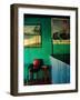 Interior of Bar with Mermaid Mural, Tela, Honduras-Jeffrey Becom-Framed Photographic Print