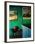 Interior of Bar with Mermaid Mural, Tela, Honduras-Jeffrey Becom-Framed Photographic Print