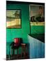 Interior of Bar with Mermaid Mural, Tela, Honduras-Jeffrey Becom-Mounted Photographic Print