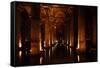 Interior of Basilica Cistern, Sultanahmet, Istanbul, Turkey-Ben Pipe-Framed Stretched Canvas