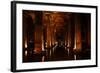 Interior of Basilica Cistern, Sultanahmet, Istanbul, Turkey-Ben Pipe-Framed Photographic Print