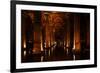 Interior of Basilica Cistern, Sultanahmet, Istanbul, Turkey-Ben Pipe-Framed Photographic Print