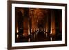 Interior of Basilica Cistern, Sultanahmet, Istanbul, Turkey-Ben Pipe-Framed Photographic Print